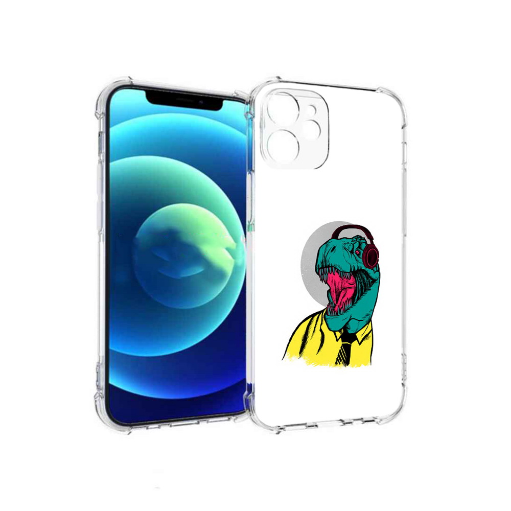 

Чехол MyPads Tocco для Apple iPhone 12 mini дино (PT157566.610.326), Прозрачный, Tocco