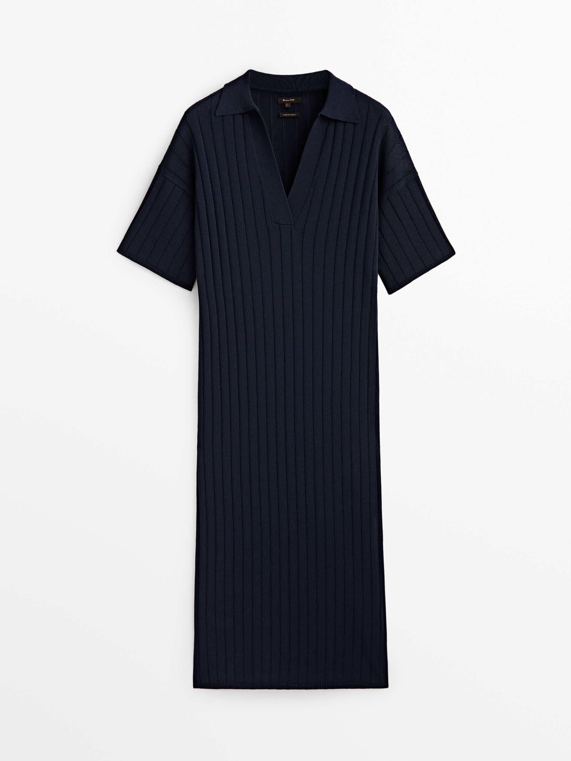 

Платье женское Massimo Dutti 06609626422 синее XS, 06609626422