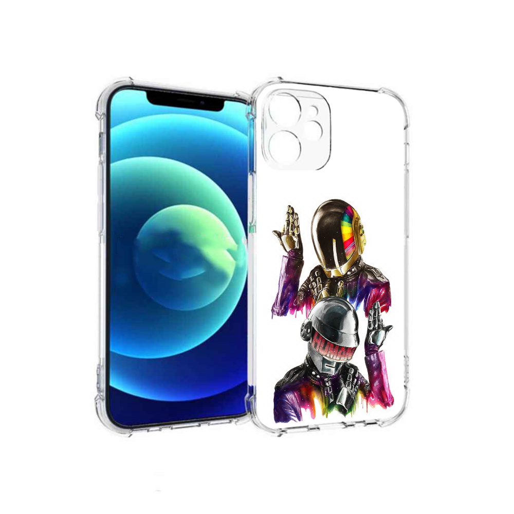 

Чехол MyPads Tocco для Apple iPhone 12 mini диско космонавты (PT157566.610.329), Прозрачный, Tocco