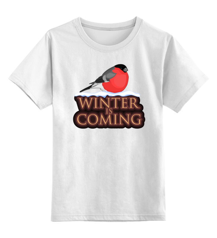 

Футболка детская Printio Winter is coming цв. белый р. 104, Winter is coming