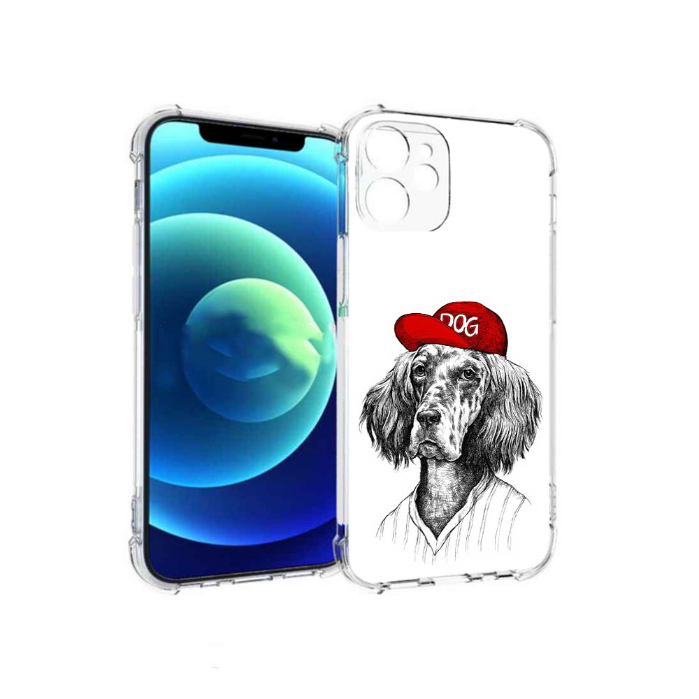 

Чехол MyPads Tocco для Apple iPhone 12 mini дог (PT157566.610.333), Прозрачный, Tocco