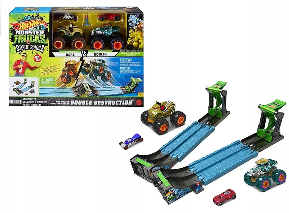 

Игровой набор HOT WHEELS Трек Ревущий Громот HCJ77, Разноцветный, HCJ77