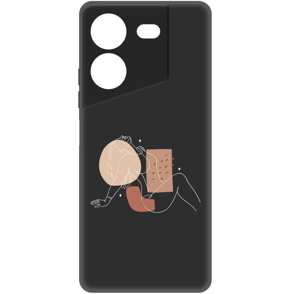 

Чехол-накладка Krutoff Soft Case Чувственность для TECNO Pova 5 Pro черный