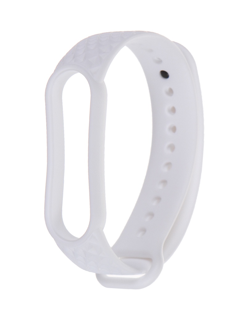 

Ремешок Zibelino для Mi Band 5/6 Silicone Waffle White ZBS-W-XIMB5-WHT, Mi Band 5/6