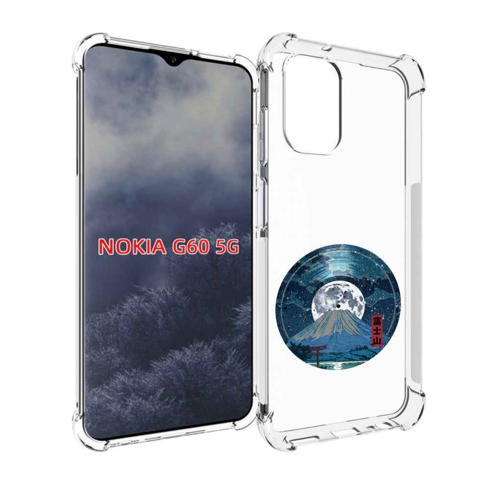 

Чехол MyPads нарисованная виниловая гора с луной для Nokia G60 5G, Прозрачный, Tocco
