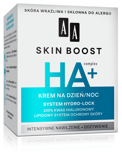 фото Крем день-ночь aa skin boost ha+ интенсивное увлажнение и питание 50 мл