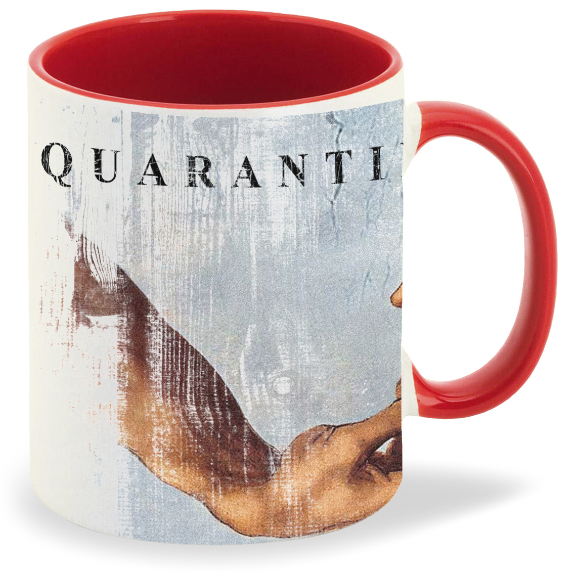 

Кружка CoolPodarok Прикол Короновирус Quarantine, Прикол Короновирус Quarantine