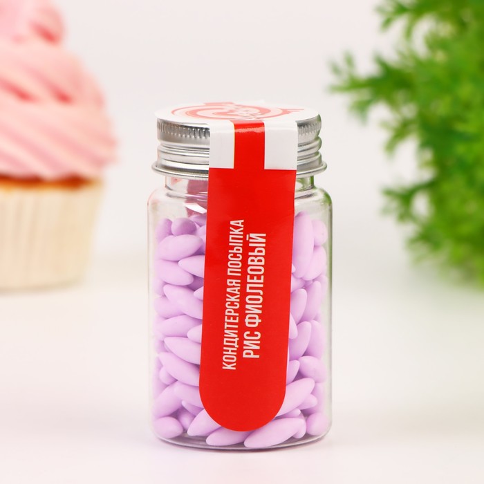 

Кондитерская посыпка КондиМир Рис фиолетовый, 50 г