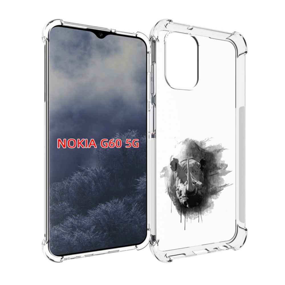 

Чехол MyPads носорог для Nokia G60 5G, Прозрачный, Tocco