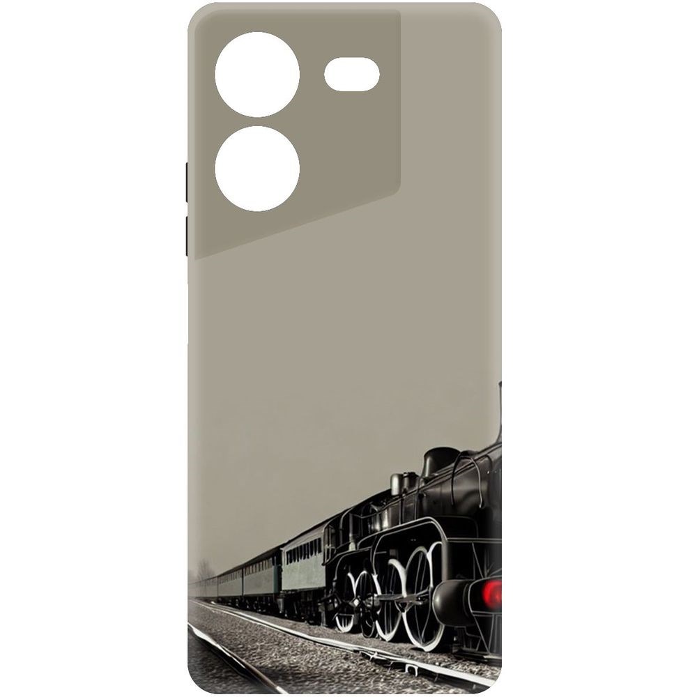 

Чехол-накладка Krutoff Soft Case Паровоз для TECNO Pova 5 Pro черный