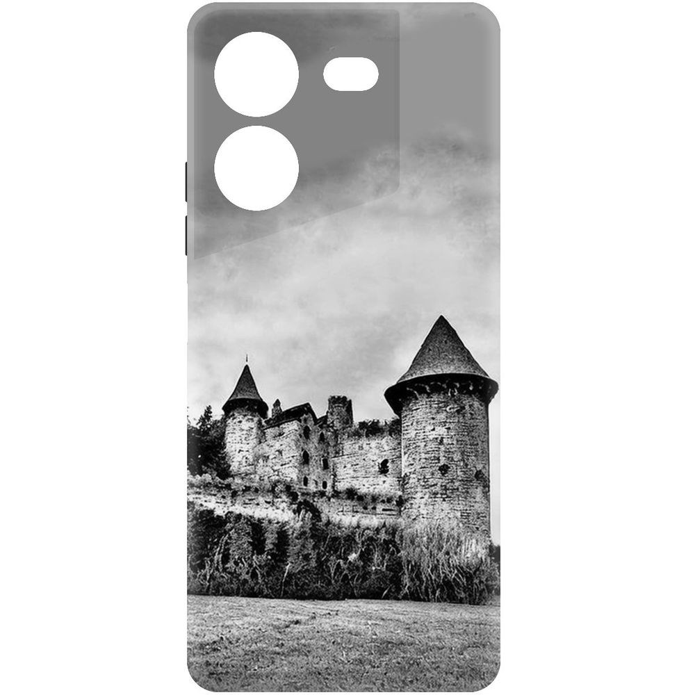 

Чехол-накладка Krutoff Soft Case Старый замок для TECNO Pova 5 Pro черный