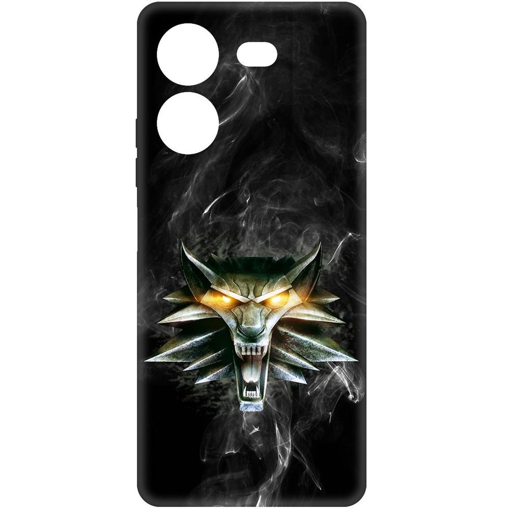 

Чехол-накладка Krutoff Soft Case Ведьмак. Школа Волка для Tecno Pova 5 Pro черный