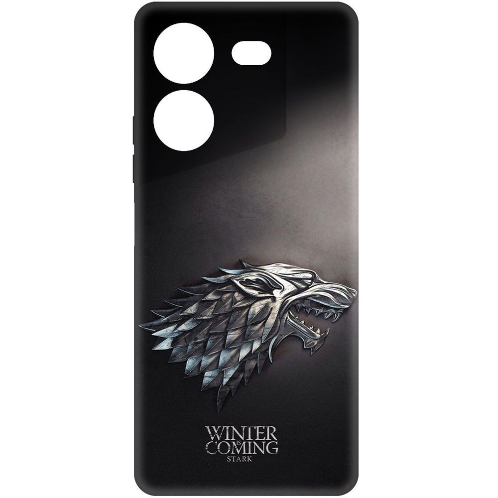 

Чехол-накладка Krutoff Soft Case Игра Престолов. Зима Близко для TECNO Pova 5 Pro черный