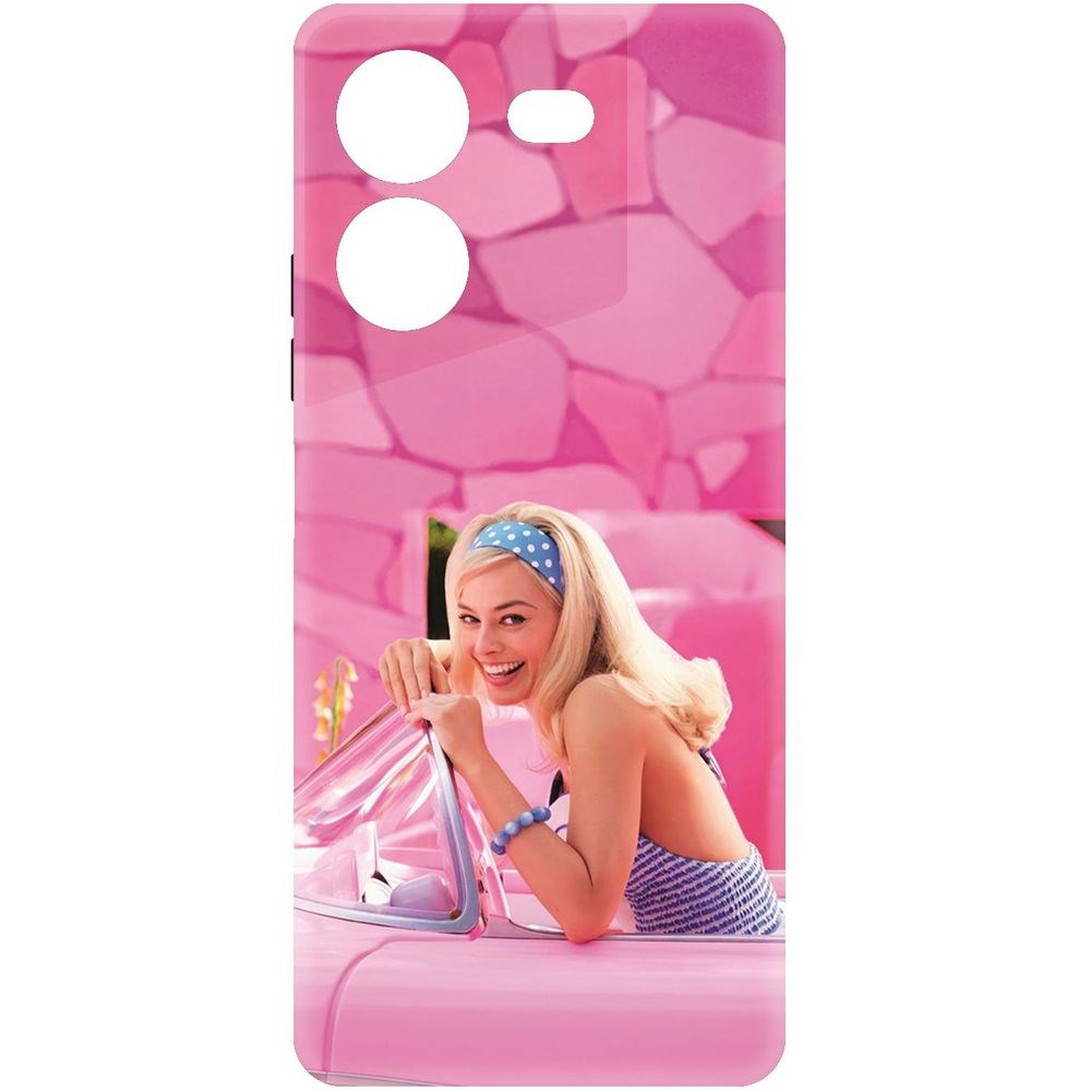 

Чехол-накладка Krutoff Soft Case Барби в розовом для TECNO Pova 5 Pro черный