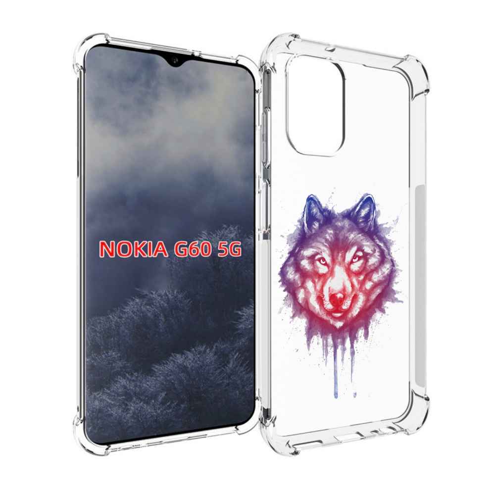 

Чехол MyPads пушистый волк для Nokia G60 5G, Прозрачный, Tocco
