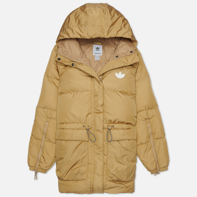 

Пуховик женский adidas Originals GU1781 бежевый L, GU1781