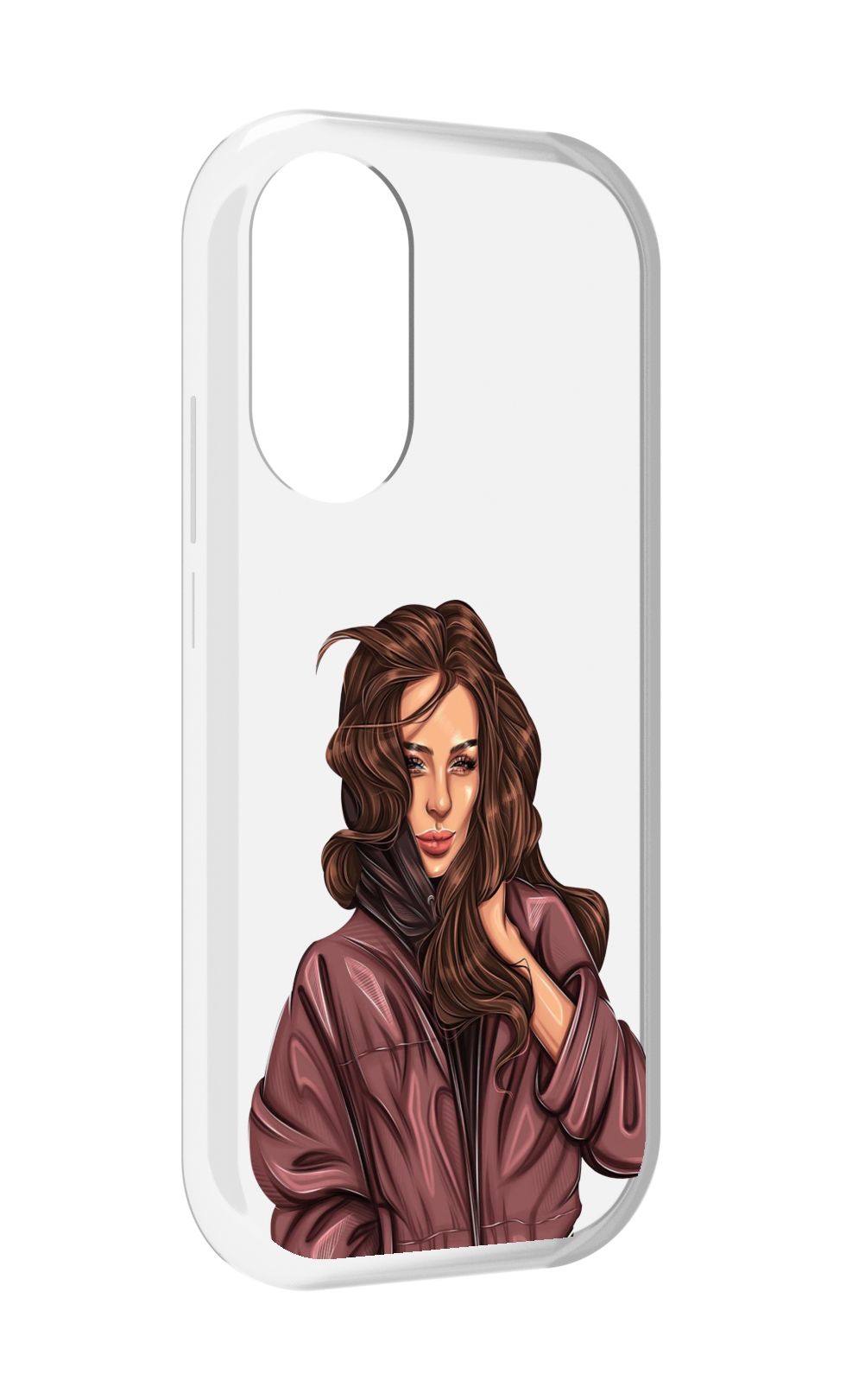 

Чехол MyPads Арт-рисунок-девушки для Honor X7, Прозрачный, Tocco