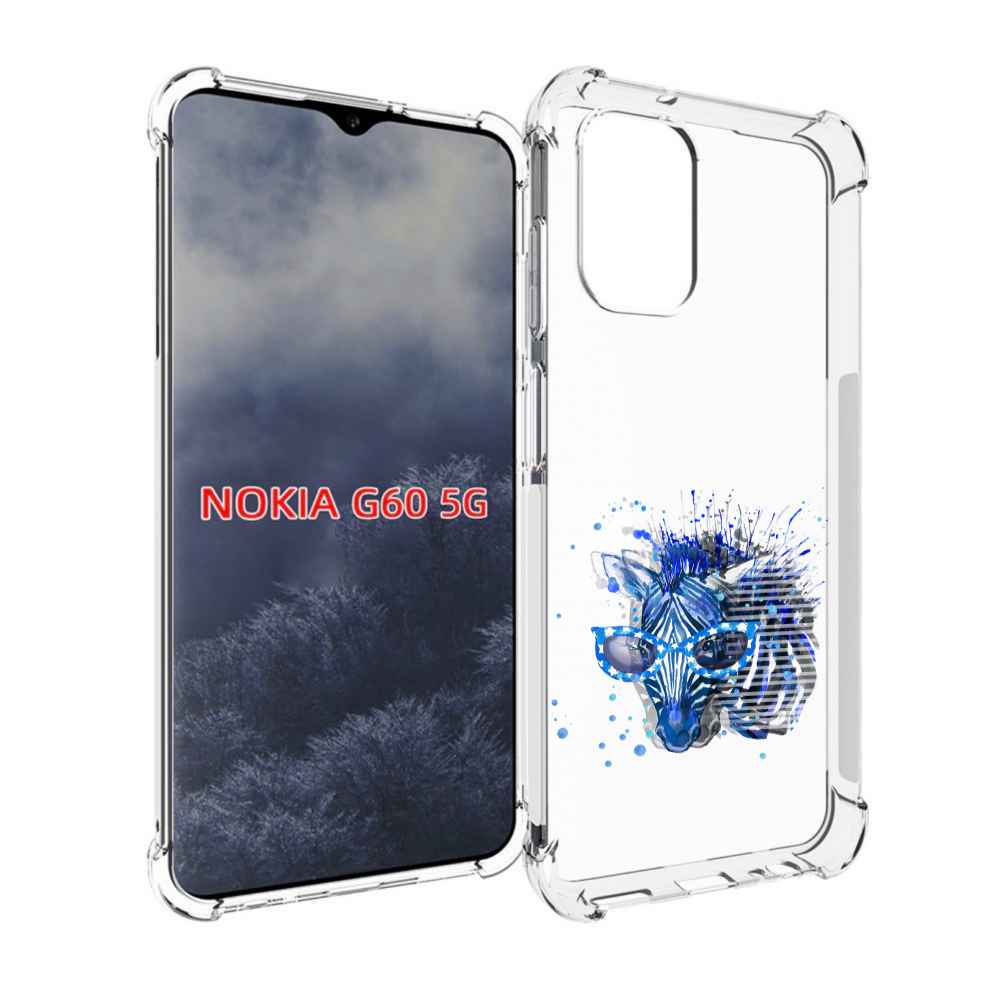 

Чехол MyPads расплывчатая зебра для Nokia G60 5G, Прозрачный, Tocco