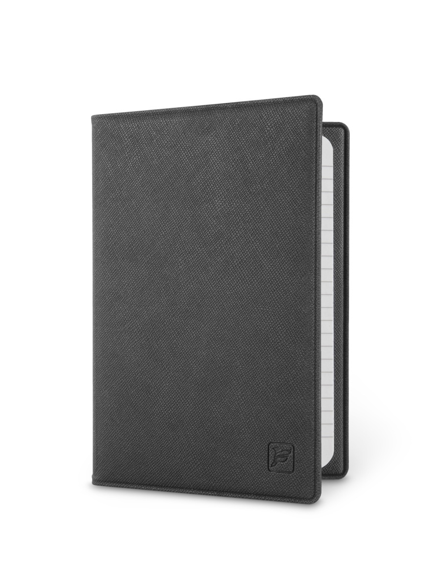 Записная книжка, книга для офиса в обложке Flexpocket ZK-01/Темно-серый