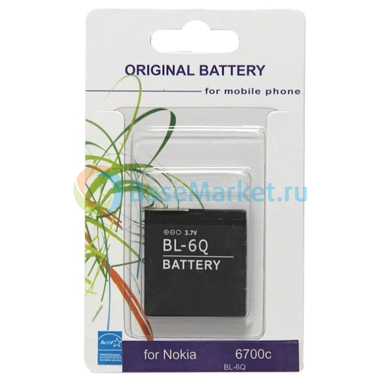 

Аккумуляторная батарея для Nokia 6700c