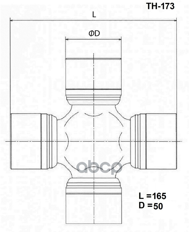 

Крестовина Карданного Вала Toyo TOYO арт. TH173