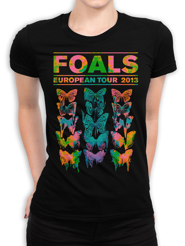 

Футболка женская Design Heroes Foals черная 2XL, Черный, Foals