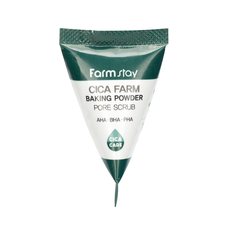 фото Скраб для лица farm stay cica farm baking powder pore scrub 1*7 г farmstay