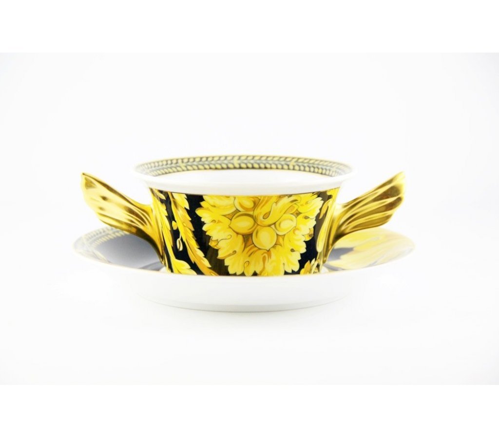 

Пара для бульона Versace Vanity Ванити Rosenthal 300 мл, Желтый;золотистый;черный, 32682-08