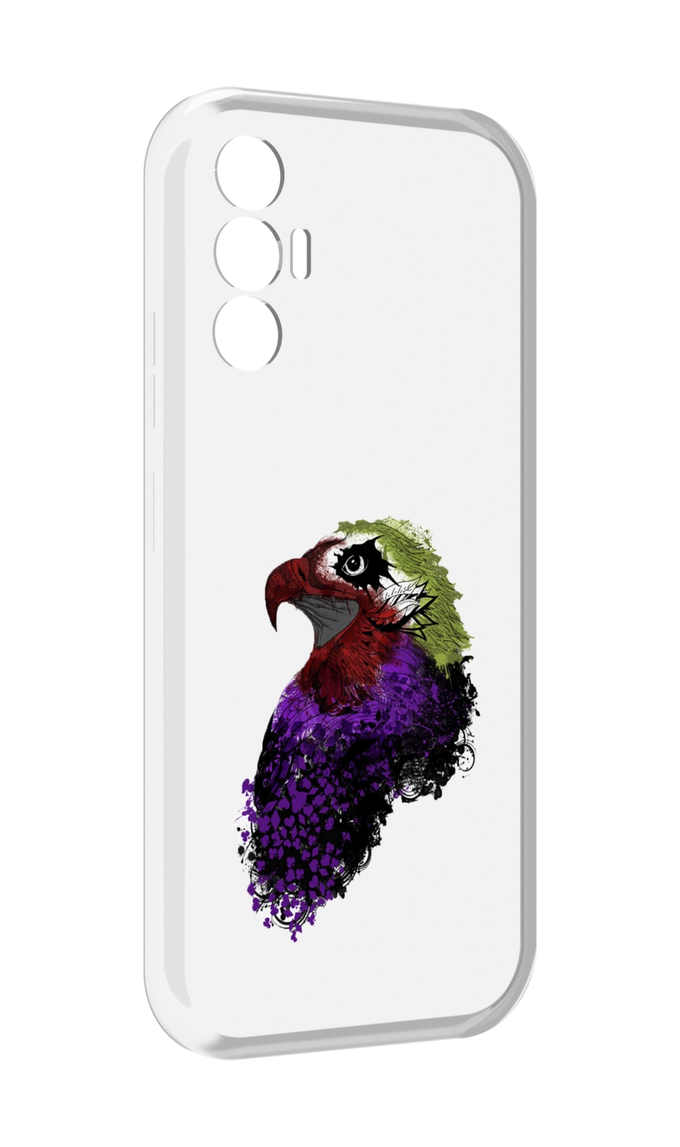 

Чехол MyPads Орел для Tecno Pova 3, Прозрачный, Tocco