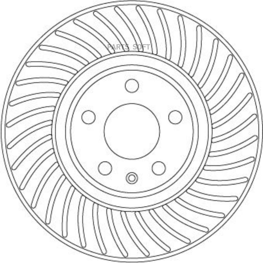 

Trw Df6950S Диск Тормозной Audi A4 15-/A5/Q5 16- Передний Вент.D 318Мм.
