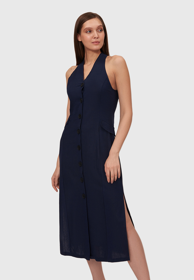 

Повседневное платье женское Modis M201W00944O070 белое 46, M201W00944