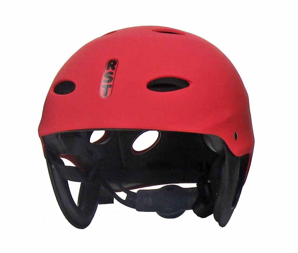 фото Шлем (каска) для каякинга, водного туризма rst "райдер", красный