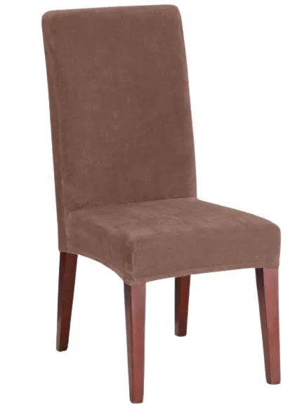 

Чехол на стул Виктория хоум декор Бруклин темно-бежевый, Brooklyn chair cover