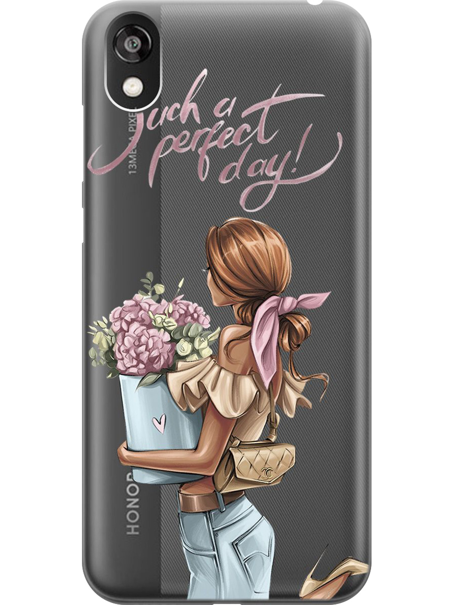 

Силиконовый чехол на Honor 8S / Huawei Y5 (2019) с принтом прозрачный 952454, Прозрачный;голубой;розовый, 721008775