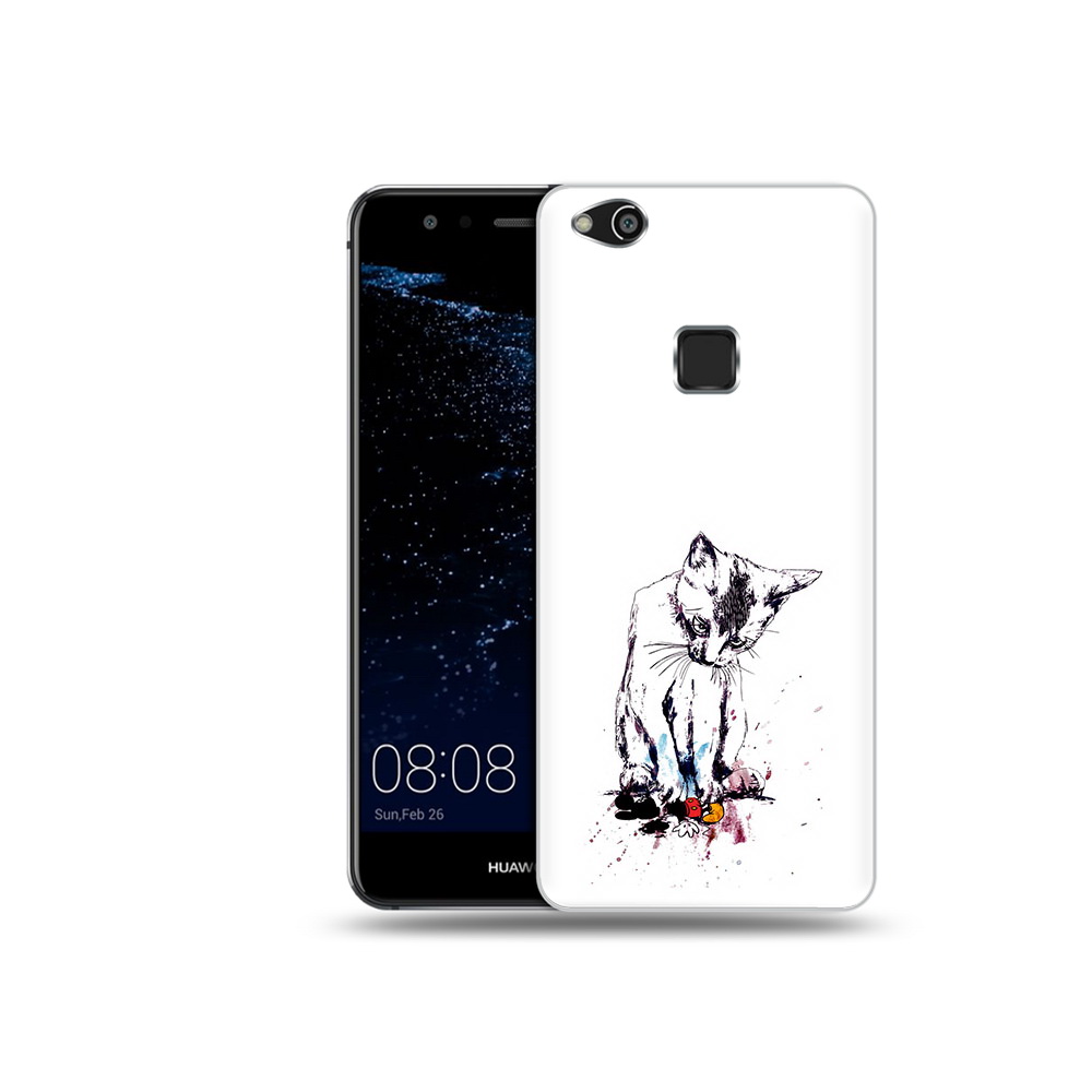 

Чехол MyPads Tocco для Huawei P10 Lite кот и микки (PT62135.59.399), Прозрачный, Tocco