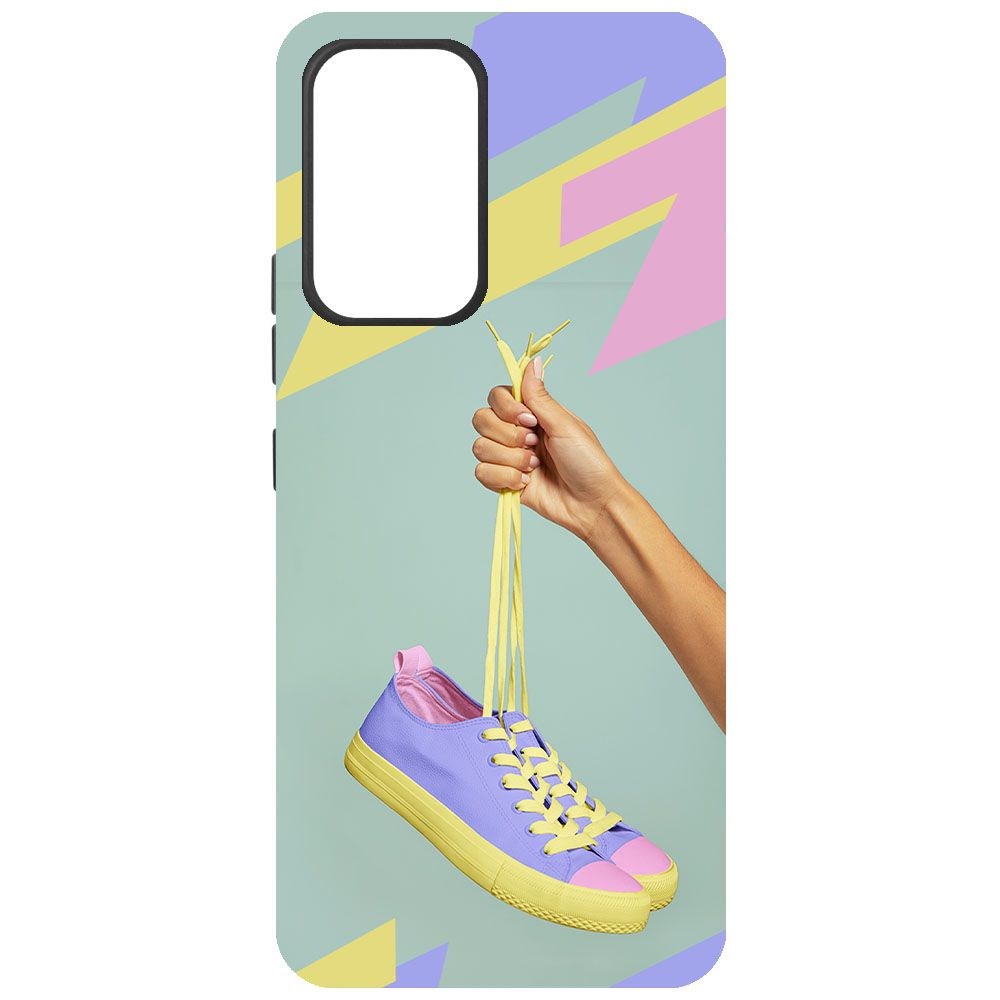 

Чехол-накладка Софт Кроссовки женские Цветные для Samsung Galaxy A53 5G (A536), Черный