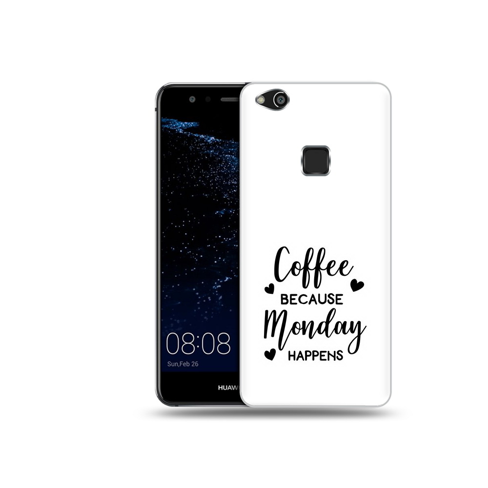 

Чехол MyPads Tocco для Huawei P10 Lite кофе и понедельник стал счастливым (PT62135.59.402), Прозрачный, Tocco