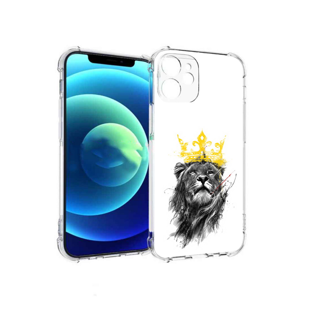 

Чехол MyPads Tocco для Apple iPhone 12 mini король-лев (PT157566.610.391), Прозрачный, Tocco