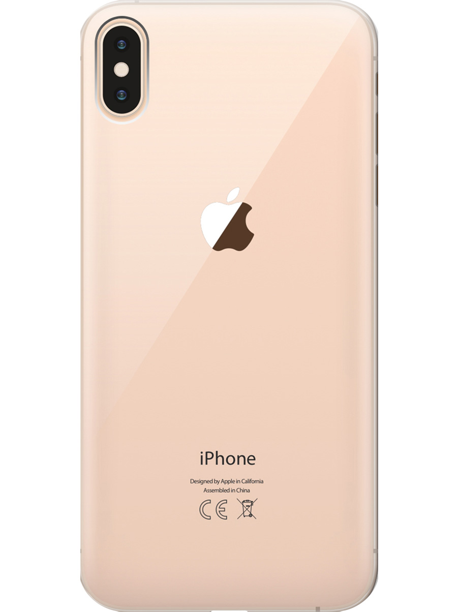 

Силиконовый чехол на Apple iPhone XS Max прозрачный, 719086231