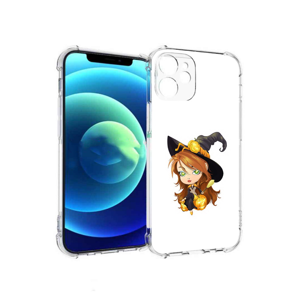 

Чехол MyPads Tocco для Apple iPhone 12 mini Ведьмочка (PT157566.610.40), Прозрачный, Tocco