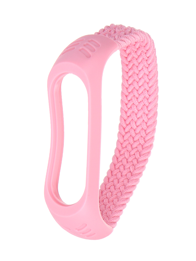 Ремешок Zibelino для Mi Band 3/4/5/6 Моно Silicone 150mm Pink ZBS-M-XIMB5-150-PNK