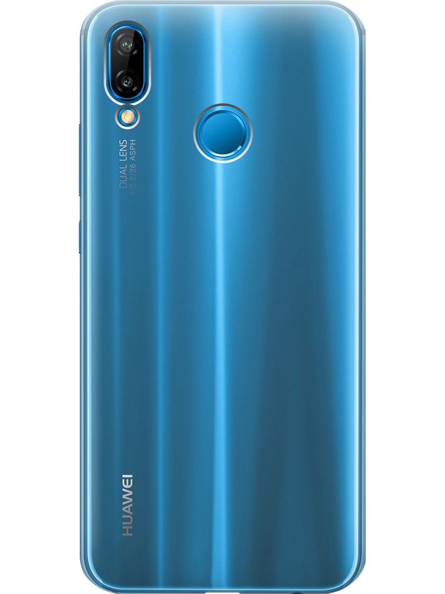 

Силиконовый чехол на Huawei P20 Lite / Nova 3e прозрачный, 717614231