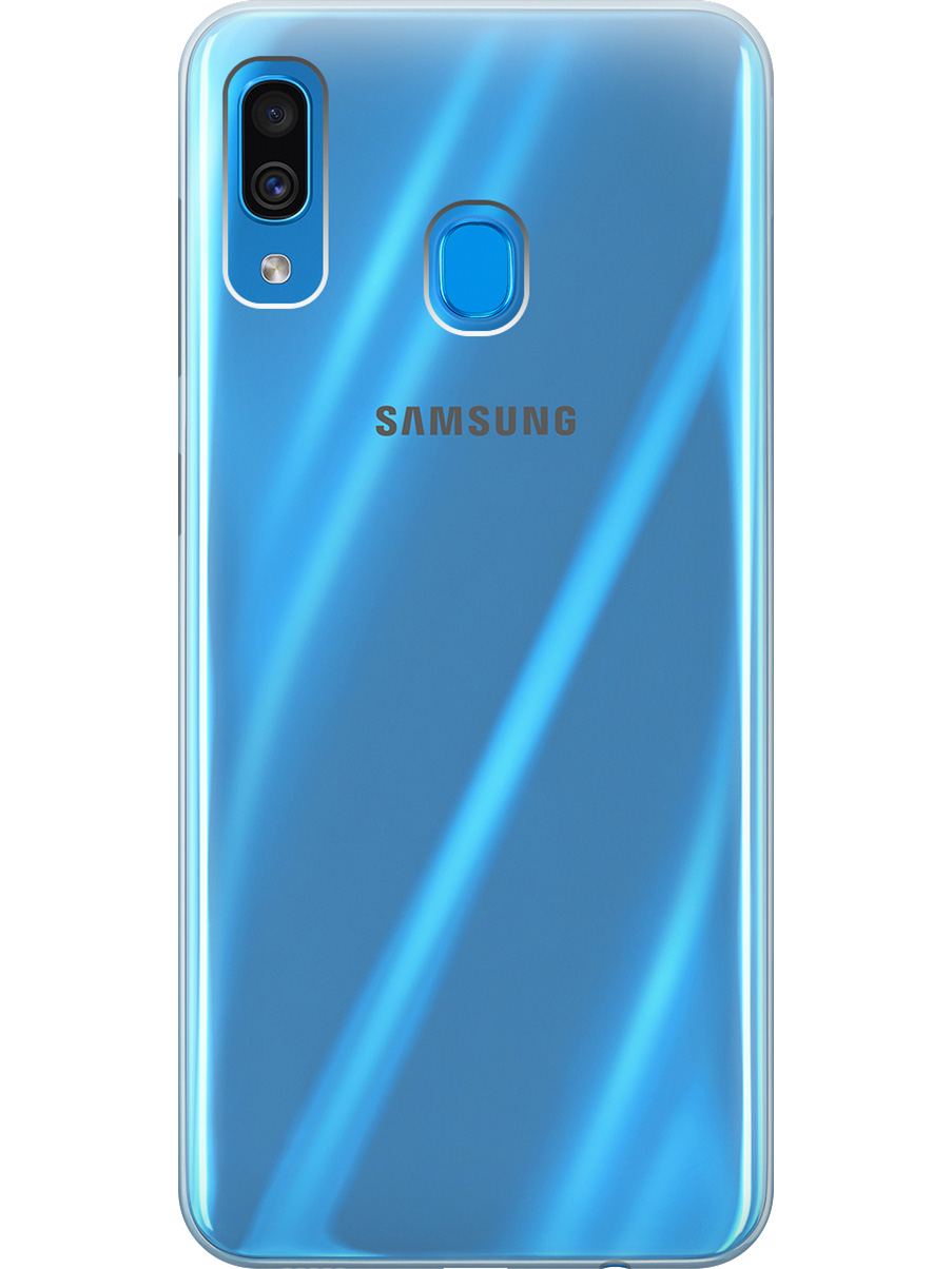 

Силиконовый чехол на Samsung Galaxy A20 / A30 прозрачный, 720772131
