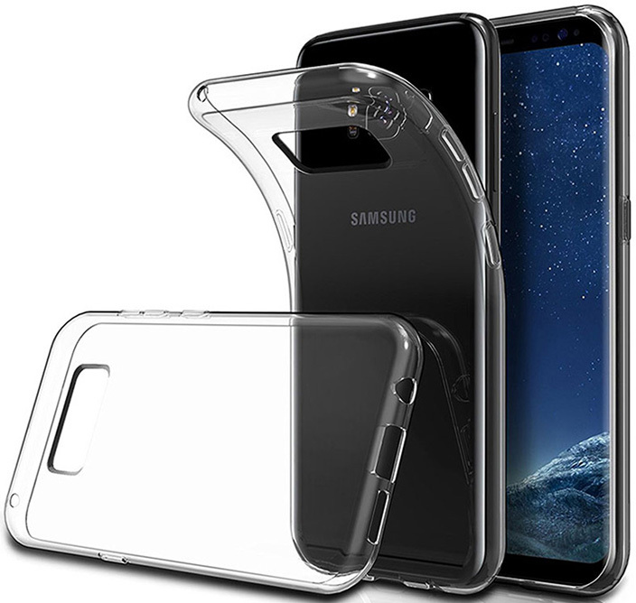 

Силиконовый чехол на Samsung Galaxy S8+ прозрачный, 713984431