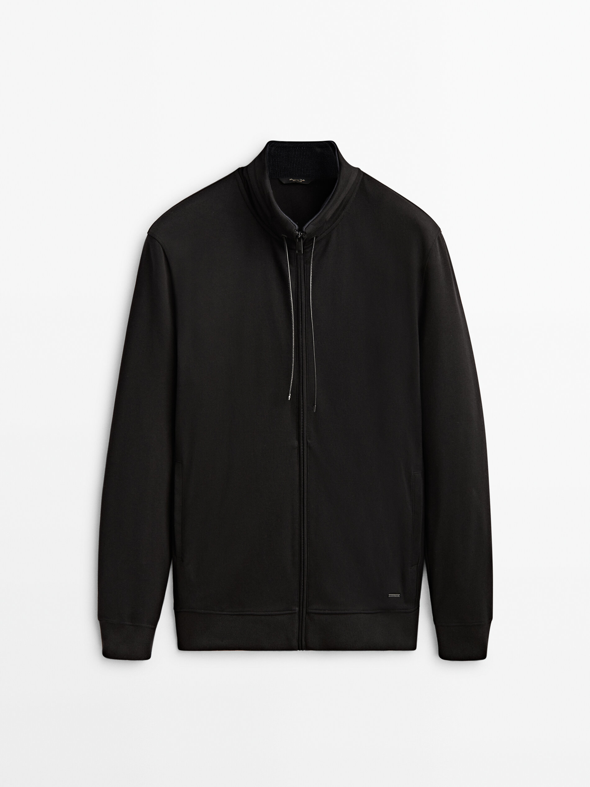 

Толстовка мужская Massimo Dutti 00712291800 черная L, 00712291800