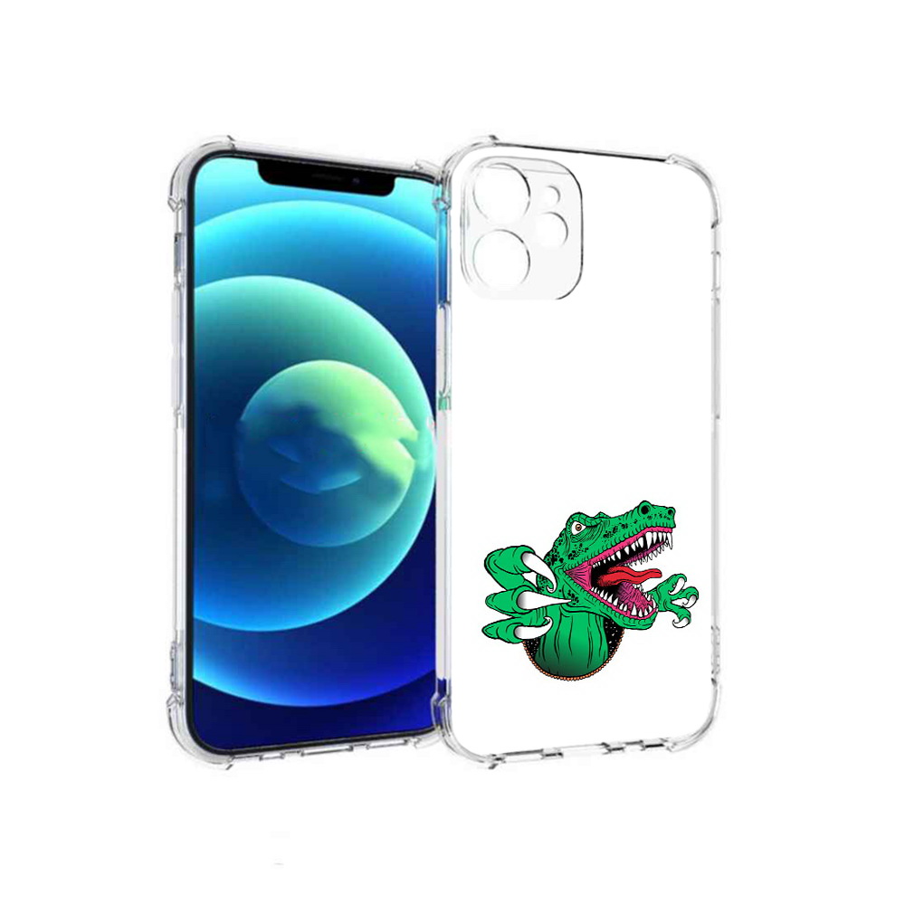 

Чехол MyPads Tocco для Apple iPhone 12 mini крокодил (PT157566.610.417), Прозрачный, Tocco