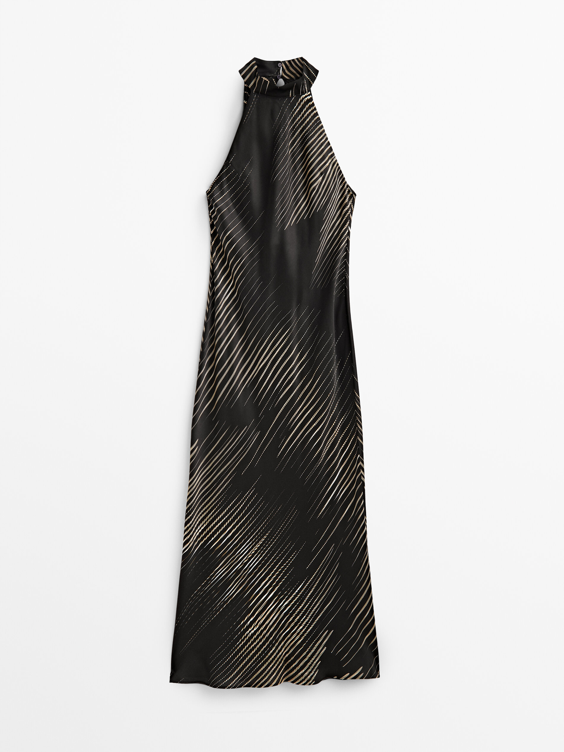 

Платье женское Massimo Dutti 06609814800 черное 38, 06609814800