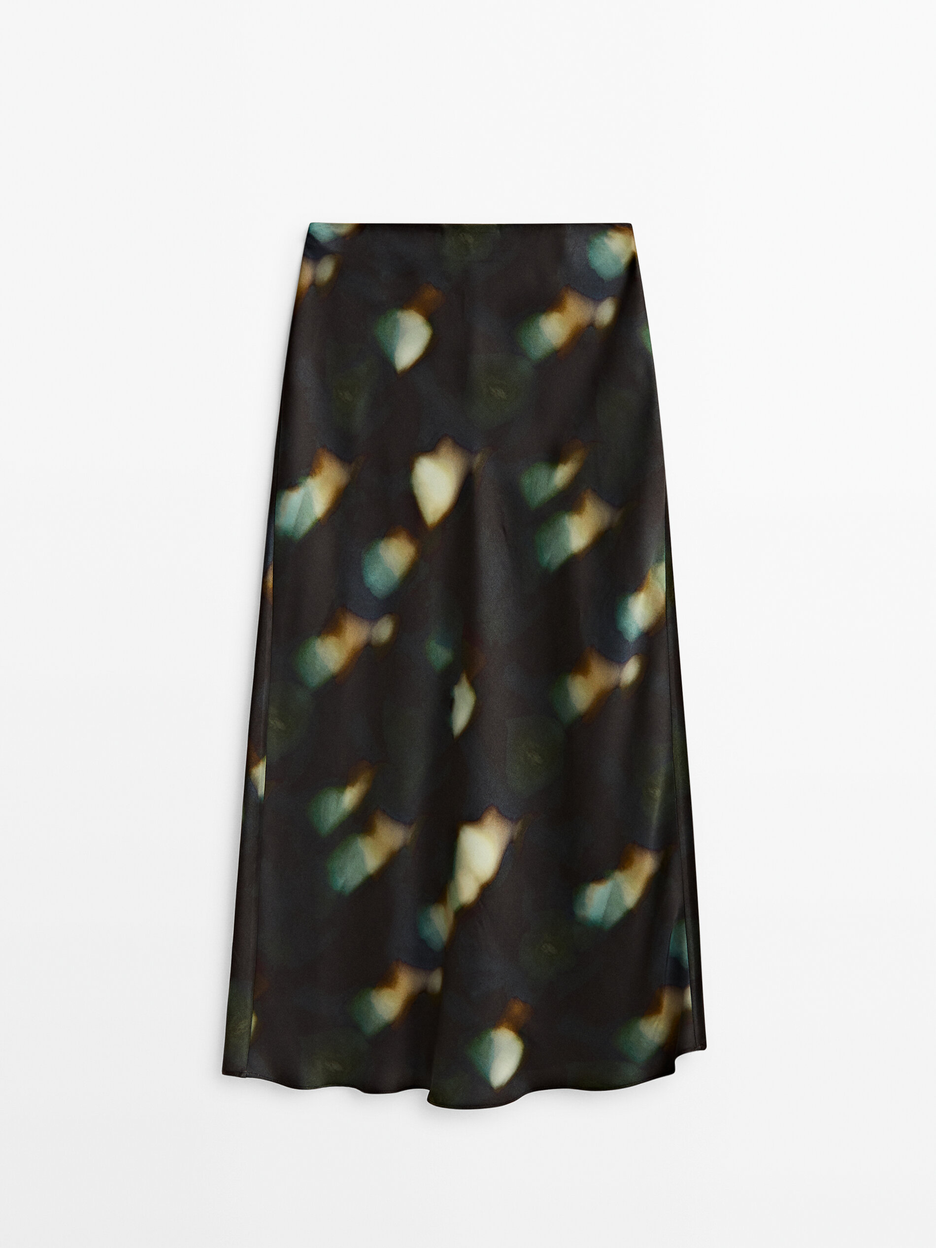 

Юбка женская Massimo Dutti 05200810407 синяя 34, 05200810407