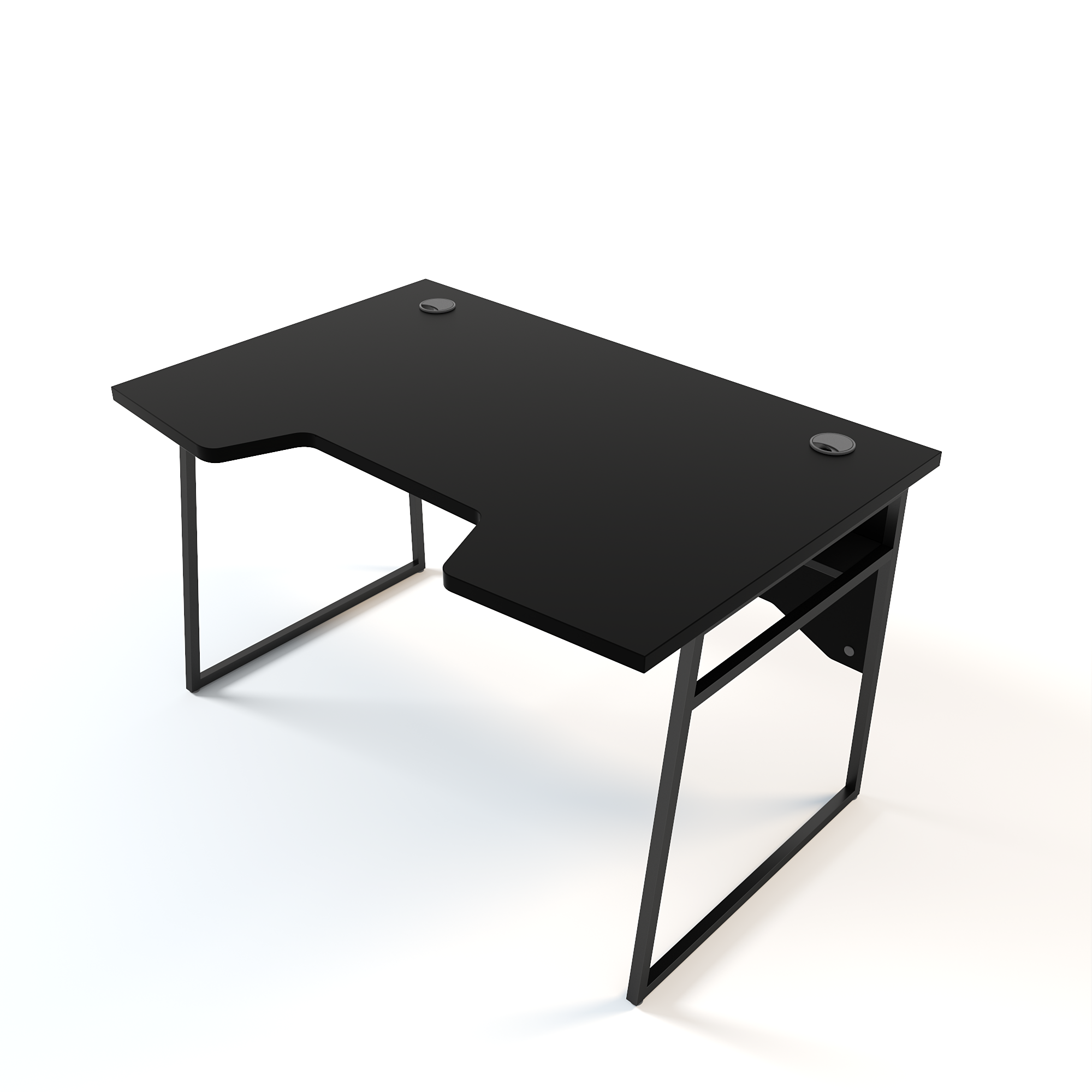 Стол компьютерный игровой БазисВуд Expert, черный