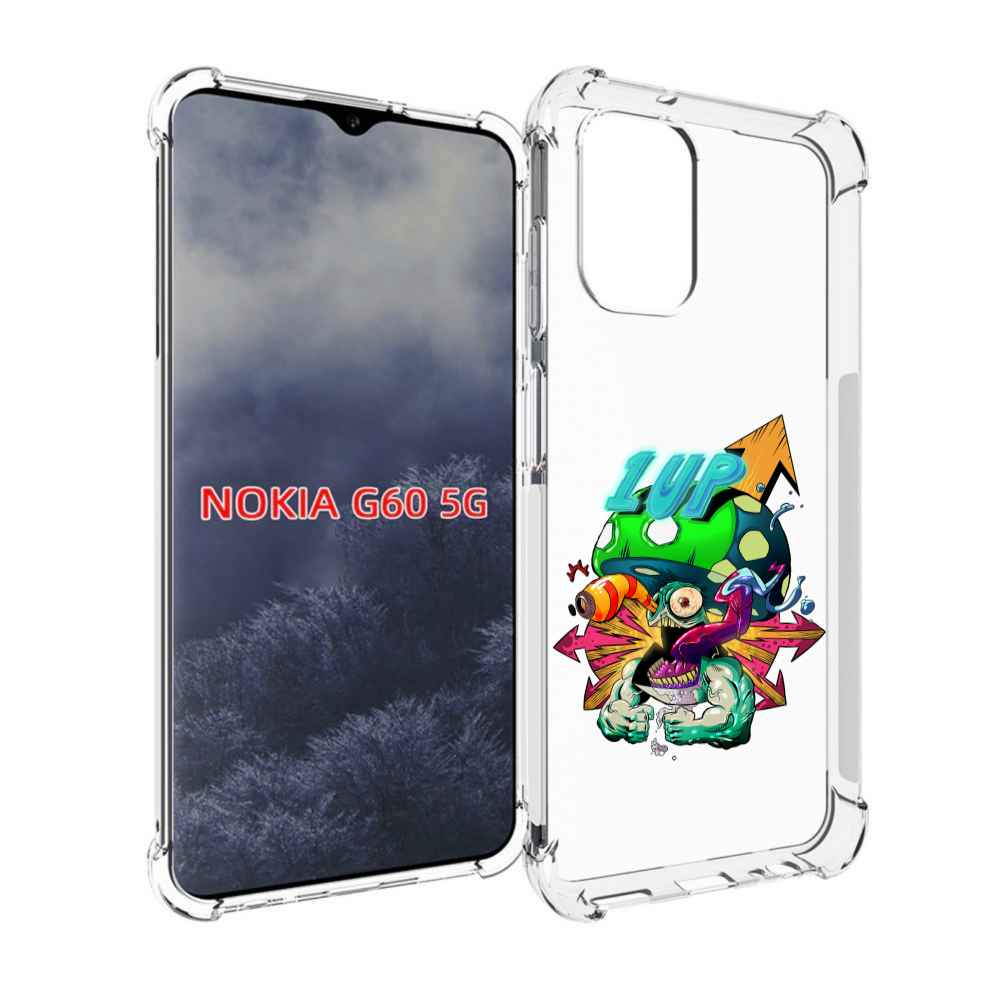 

Чехол MyPads сильный гриб абстракция для Nokia G60 5G, Прозрачный, Tocco